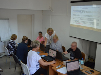 Zdjęcie z warsztatów komputerowych