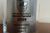 Zdjęcie artykułu Powiatowy Urząd Pracy w Tarnowie wyróżniony na Gali Mecenasów Kultury Gminy Tarnów